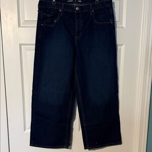 Old Navy Men's Dark Blue Relaxed Jeans